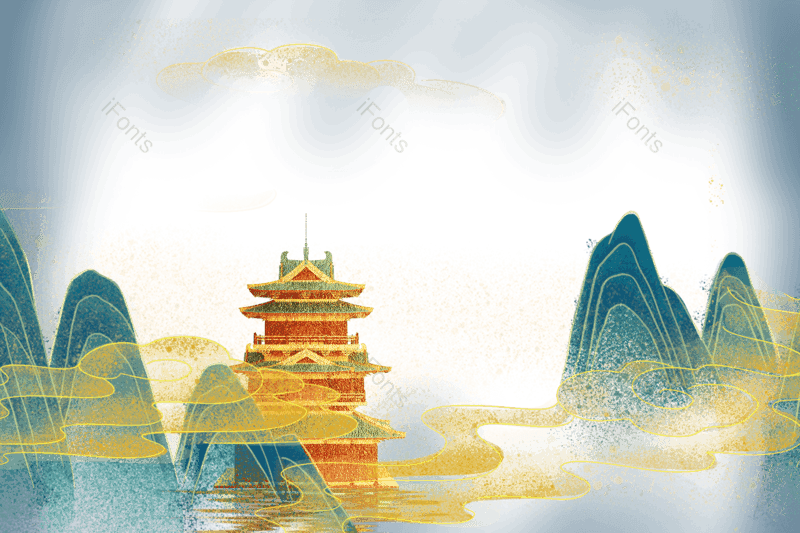 中国风图片,插画元素,大气PNG,高端免抠素材